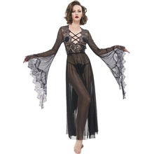 Devil Fashion Heid' Gothic Flared Sleeve Lace Lingerie