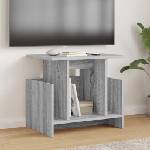 vidaXL ТВ стойка 50 x 35 x 45 cm Сив Сонома Инженерна дървесина (891010)