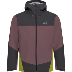 Jack Wolfskin Мъжко водоустойчиво яке Jack Wolfskin Rockpaw 3L Jacket Waterproof jacket - Sheer Plum (002-3851-0313)