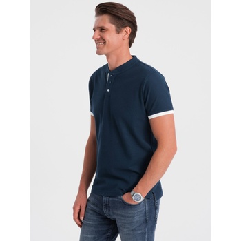 Ombre Clothing Тъмносиня мъжка поло риза Ombre Clothing Ombre Clothing | Sin | МЪЖЕ | XXL