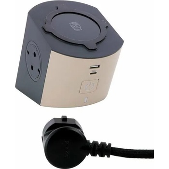 Image 1 of Legrand 2 Plug + 2 USB 2 m Switch (694500)