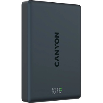 CANYON magnetic power bank OnPower 511 PD20W 10000mAh Aluminium Interstellar Black (CNS-CPB511B)