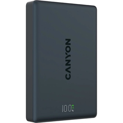 CANYON magnetic power bank OnPower 511 PD20W 10000mAh Aluminium Interstellar Black (CNS-CPB511B)