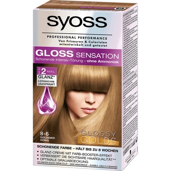 Syoss Gloss Sensation 8-6 Medově zlatý 33 ml