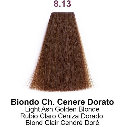 Nouvelle Hair Long barva na vlasy 8.13 světlá popelavá zlatá blond 100 ml