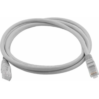 Lexton 3712016 UTP, patch, RJ45 CAT6E, 1m, šedý