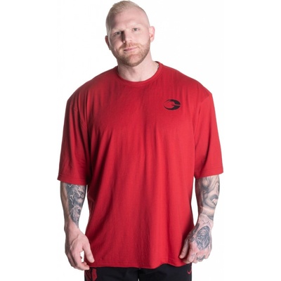 Gasp DIVISION IRON TEE CHILI red pánské sportovní volné fitness tričko červené