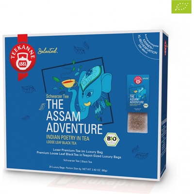 Teekanne BIO Selected. The Assam Adventure Luxury Bag 20 x 4 g