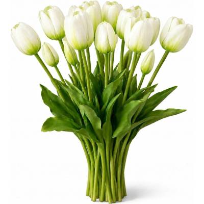 Kytice oranžových tulipánů 40 cm