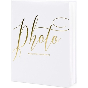 Party Deco Фотоалбум "Precious Moments", Бял, 22 страници