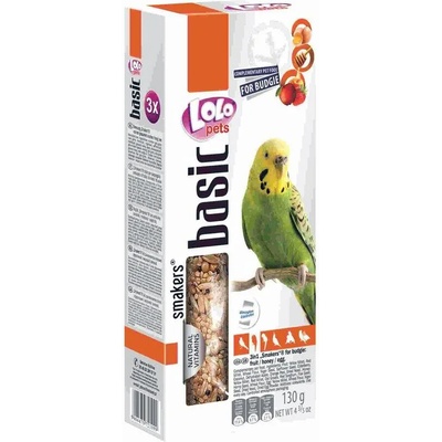 Крекер за вълнист папагал 3 в 1 миксмед. яйце, плодове (896)