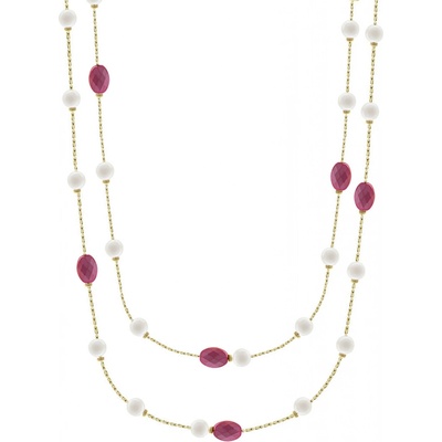 Biju Korále tmavě růžové 2369-2 3002369-2