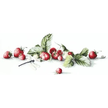 Luca-S Етюд с ягоди - гоблен със схема b2254