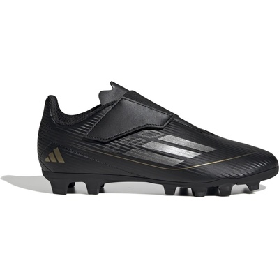 Детски футболни бутонки Adidas F50 Club Children's Flexible Ground Football Boots - Black/Silver