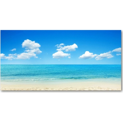 Foto obraz fotografie na skle Rajská pláž 100x50 cm