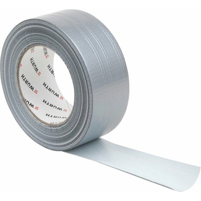 Würth Lepiaca páska z polyesterovej tkaniny 50 m × 50 mm strieborná