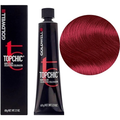 Goldwell Topchic Permanent Hair Color 7RR RR intenzivní červená 60 ml
