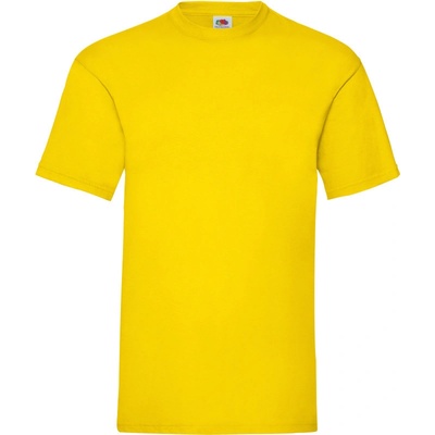 Fruit of the Loom tričko Valueweight T krátký rukáv pánské COT16103620001-yellow