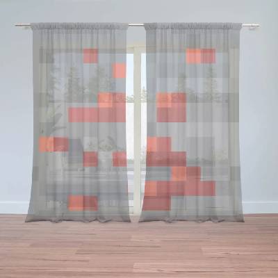 Záclony Blocks 3: 2ks 150x250cm