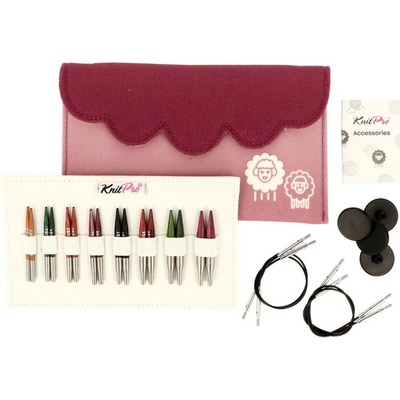 KnitPro Dreamz Mini Sada krátkých vyměnitelných jehlic 5 cm