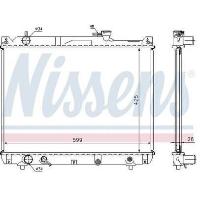 Chladič motoru NISSENS 64194A
