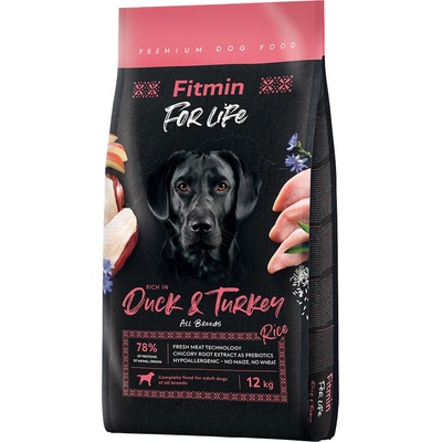 Fitmin For Life Dog Duck & Turkey 12 kg
