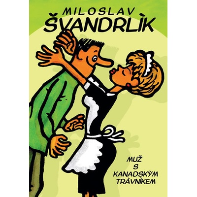 Muž s kanadským trávníkem