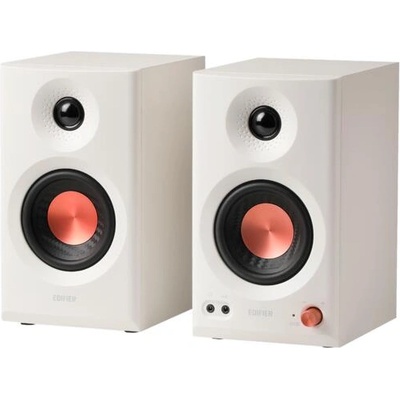 Тонколони Edifier MR3 Active Studio Monitors, BT V5.4, RCA, AUX, 1-inch Tweeters, 3.5-inch Drivers, 36W (RMS), Tone Control Dials, White (MR3-WH)
