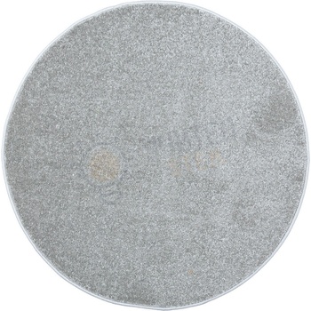 Полша Кръгъл килим - диаметър 140 см - сиво