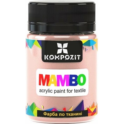 Mambo farba na textil a kožu 50 ml 104 ružovobéžová