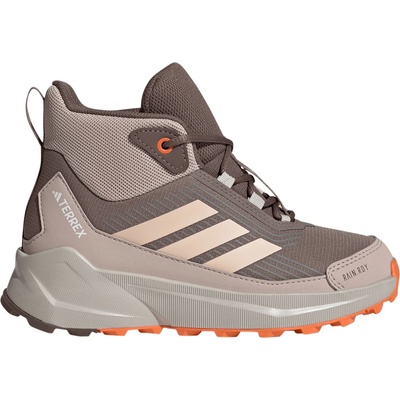 adidas Terrex Детски туристически обувки adidas Terrex Kid's Terrex Trailmaker 2 Mid Rain. Rdy Walking boots - Trace Brown / Blush Pink / Wonder Taupe - размер 38 (EU) (702-4910-0515)