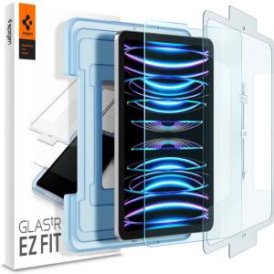 Spigen Висококачествен стъклен протектор за iPad Air 4 / 5 / Pro 11 от Spigen Glas. TR. Ez Fit - Прозрачен (8809710759435)