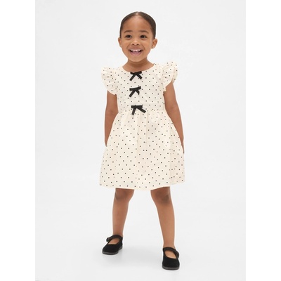GAP Baby šaty s mašlemi Bílá – Zbozi.Blesk.cz