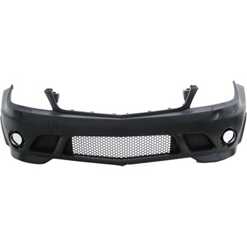 Предна броня за Mercedes C-Class W204 (2007-2011) sedan / combi - AMG look - без халогени и без отвори за парктроник (PX-GZ2-053)