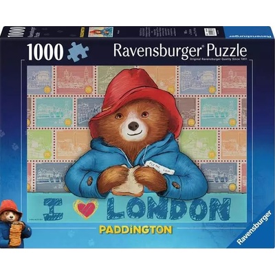 Ravensburger Пъзел Ravensburger от 1000 части - Мечето Падингтън (12000666)
