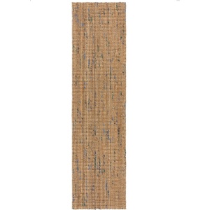 Flair Rugs Синьо-естествена ръчно изработена ютена пътека 60x300 cm Jute Boucle Blue - Flair Rugs (503119377609)