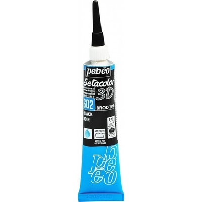 Pébéo Setacolor 3D kontúra na látky black 20 ml