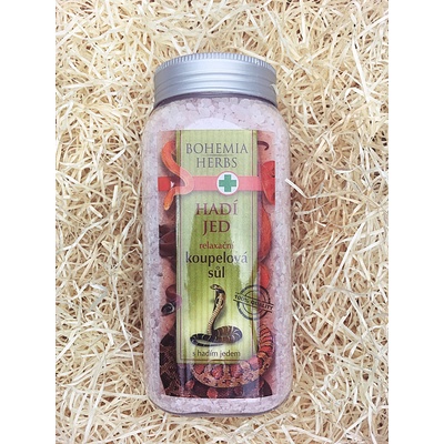 Bohemia Herbs Hadí jed relaxačné kúpeľová soľ 900 g