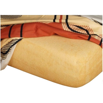 Dadka Froté prostěradlo okrové 90x200x20