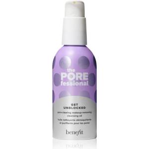 Benefit Cosmetics The POREfessional Get Unblocked почистващо и премахващо грима масло за изглаждане на кожата и минимизиране на порите 147ml