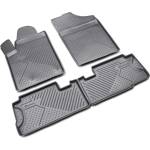 LEMENT Element 3D rubber floor mats suitable for Peugeot Partner 2008- | 100% custom-fit all-weather floor mats made of TPE, high edge, waterproof, non-slip, odorless - PEUGEOT