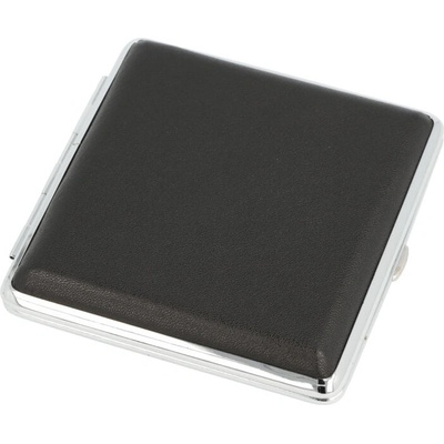 Angelo cigaretové pouzdro kožené černé hladké 20 cig.