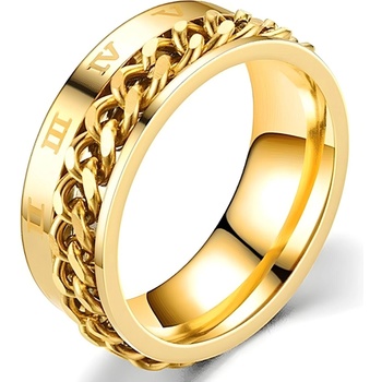 HARAHU Пръстен CH-16880 - Златен / 52mm KP16880 (CH-16880)