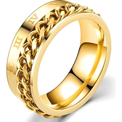 HARAHU Пръстен CH-16880 - Златен / 52mm KP16880 (CH-16880)