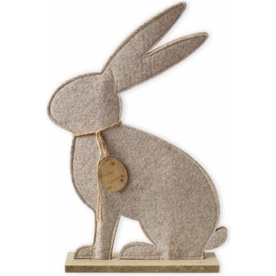Lepaso Zajíc textil/dřevo 42,5cm béžová