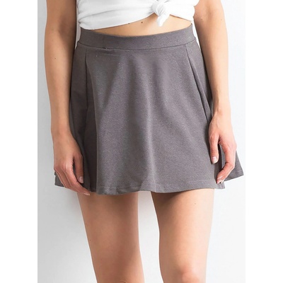 Dámska sukňa krátka pl-sd-1565.19 dark gray