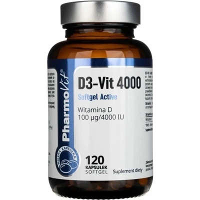 Pharmovit D3-Vit 4000 Active 120 mäkkých gélov