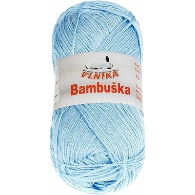 BELLATEX Priadza Bambuška 50 g – 12 svetlo modrá
