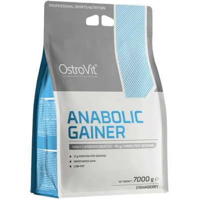 OstroVit Anabolic Gainer | Mass Gainer with Creatine & Taurine [7000 грама] Ягода