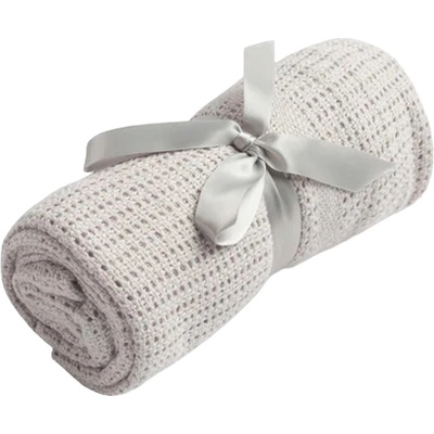 Sensillo Бебешко одеяло Sensillo - Moli, 70 х 110 cm, сиво (SILLO-42713)